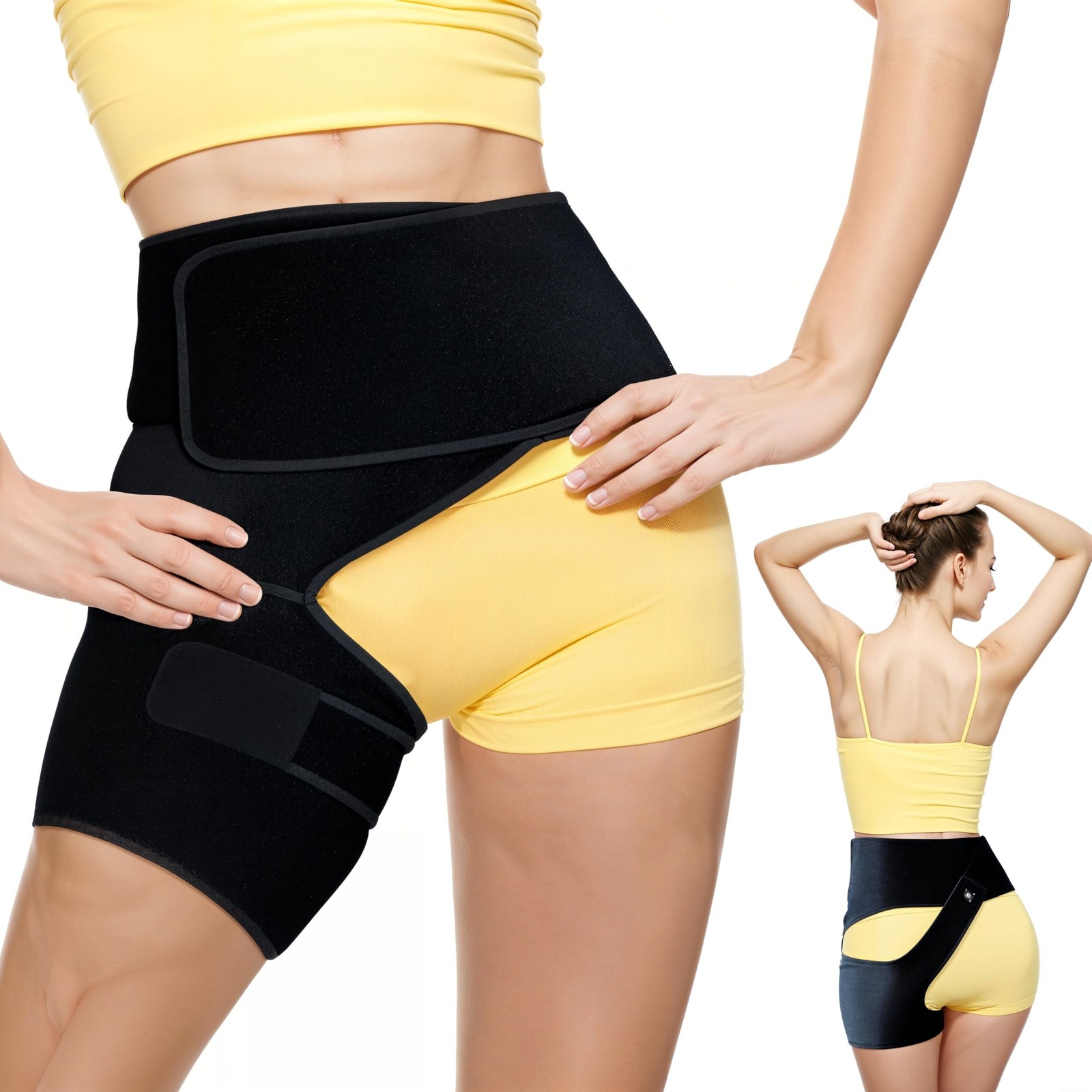 Ortho-Wrap Hip Brace for Sciatica Pain Relief – Unisex Support Brace with Bre…