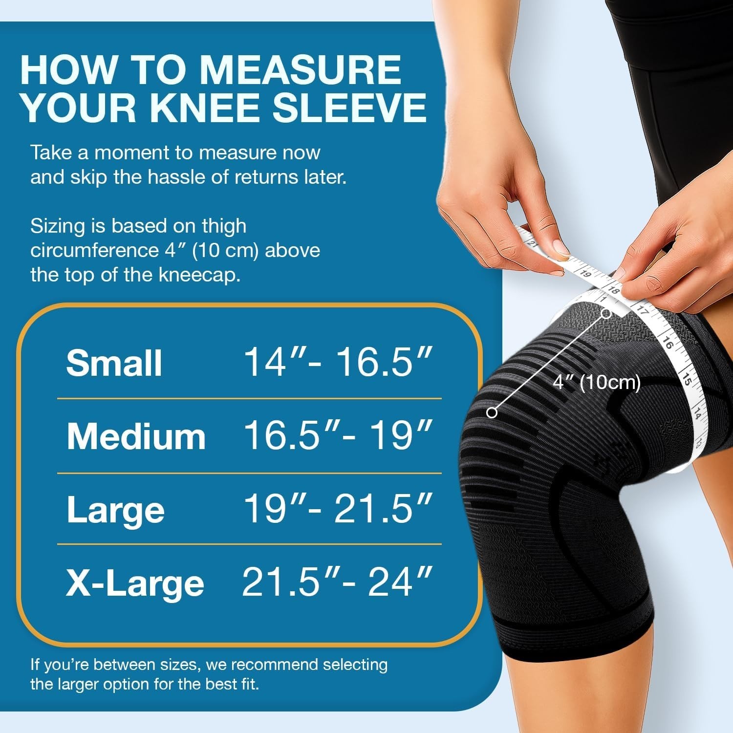 4-Way Stretch Compression Knee Brace – Anti-Slip & Lightweight for Everyday Use