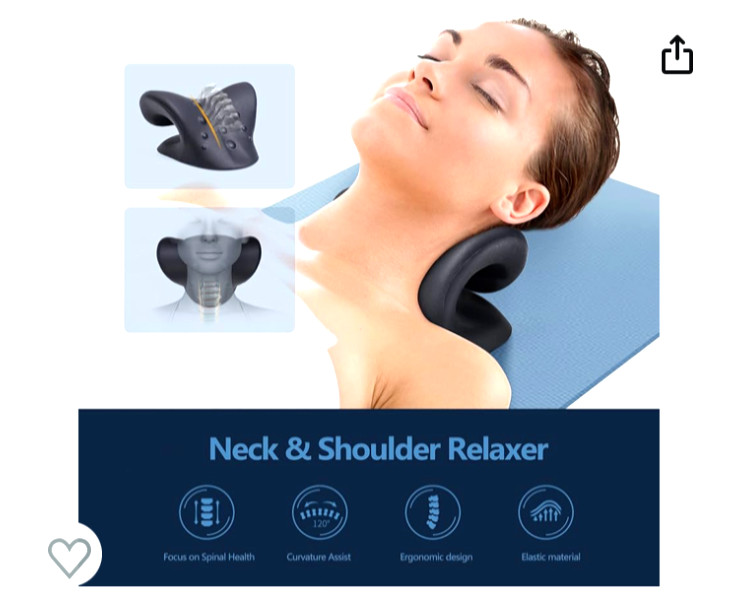 Cozy Health Neck Stretcher Neck Pain Relief, Neck Shoulder Relaxer Traction NEW