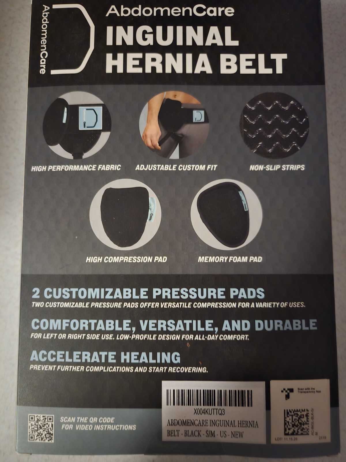 Inguinal Hernia Support Belt