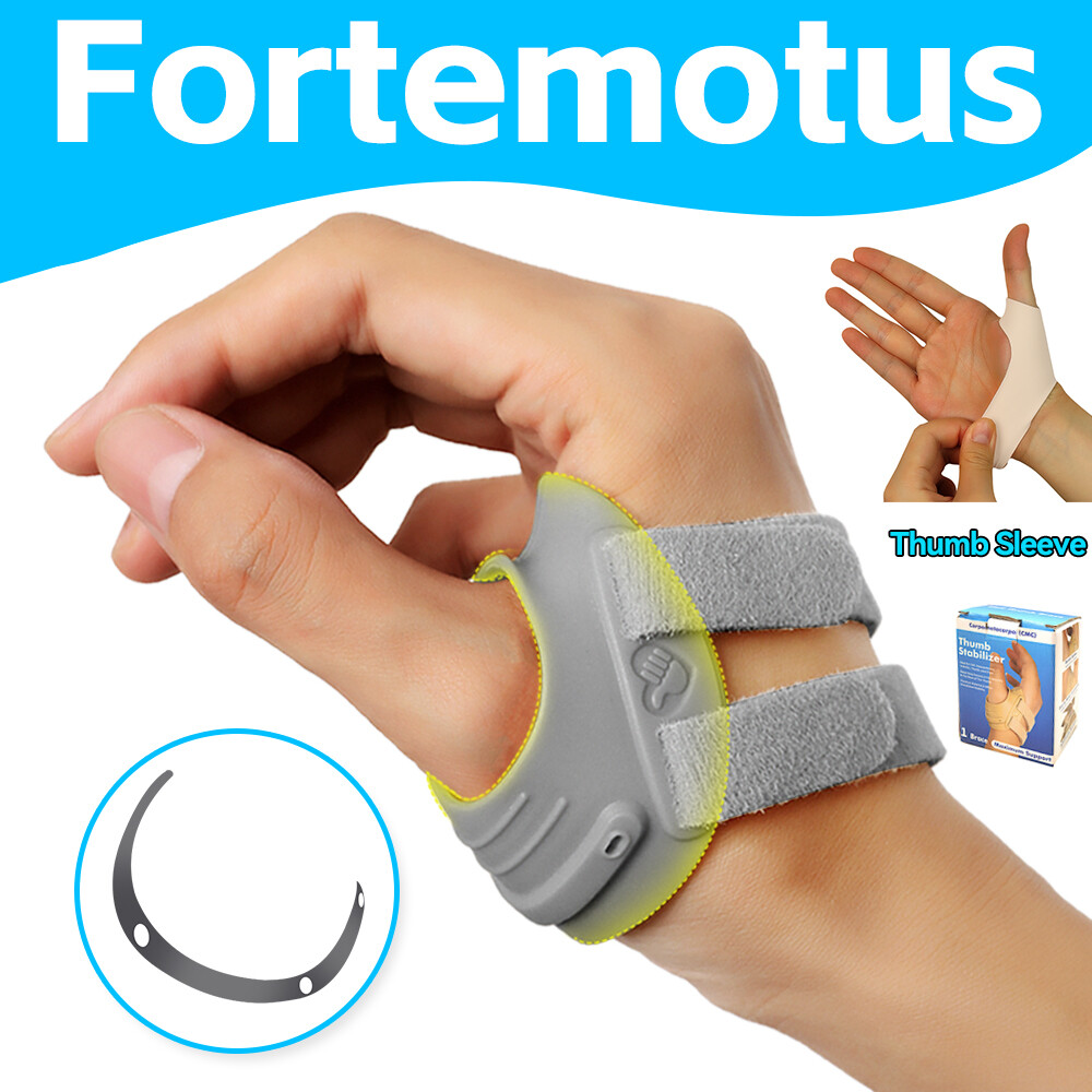 Fortemotus Thumb Wrist Support Brace : CMC Joint Sprain Splint Osteoarthritis