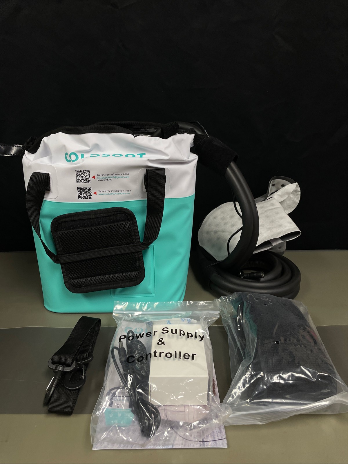 Cold Therapy Machine with Programmable Timer, Portable Ice Machine for Knee Af 1