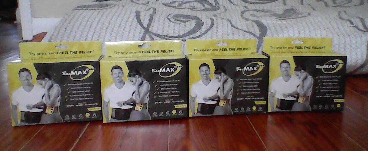 Bax Max Back Support lumbar never used perfect condition 4 in stock 3 XL, 1 XXL