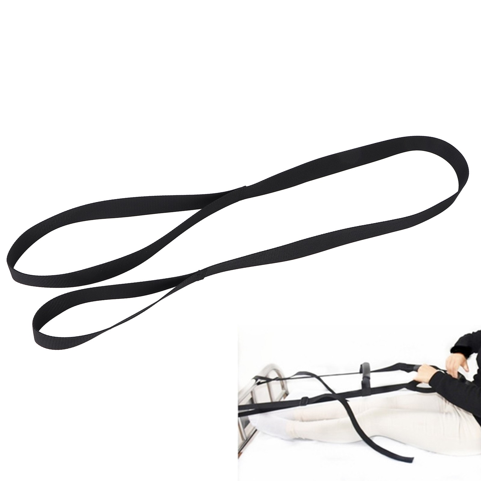 Nylon Leg Lifter Strap Postoperative Recovery Long Band Mobility Aid For Car