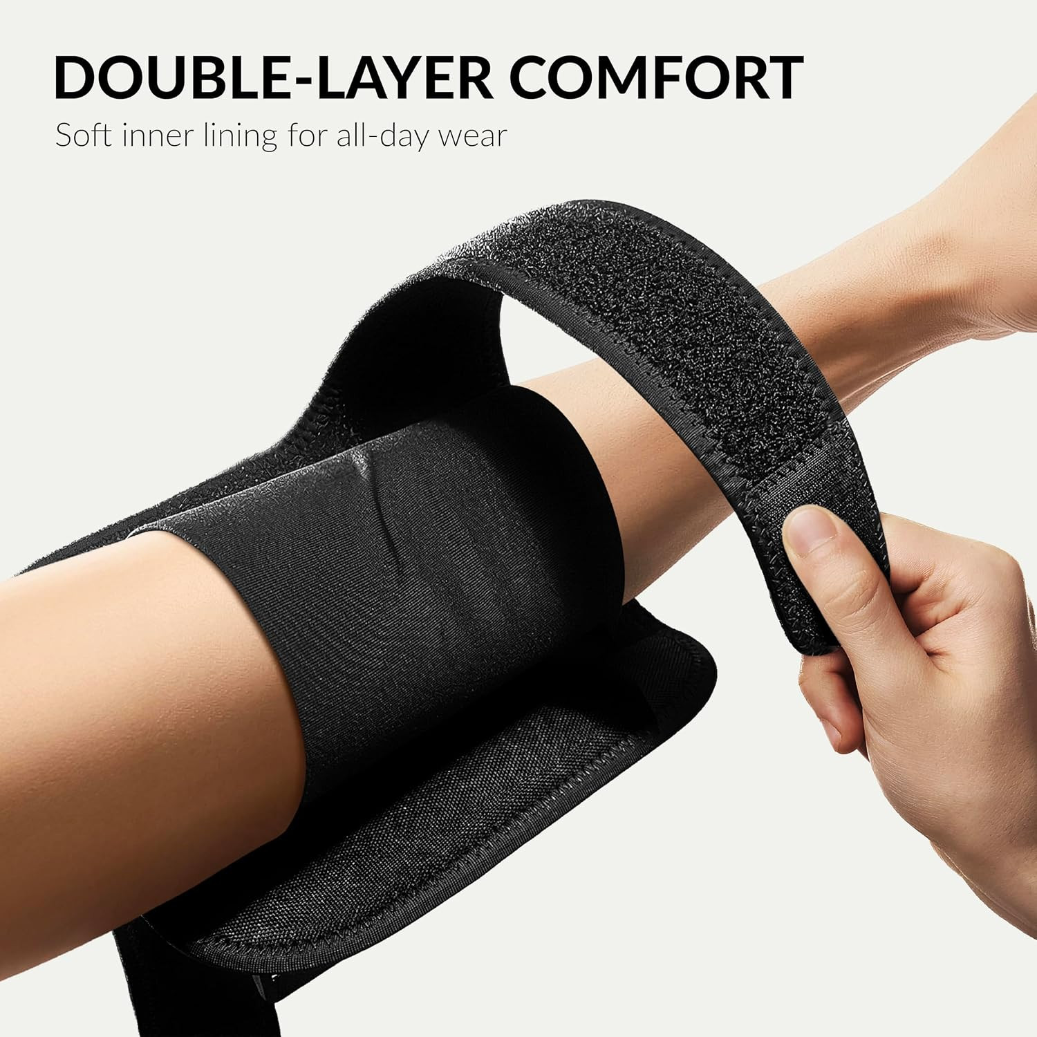 Elbow Brace with Metal Splints – Adjustable Support for Cubital Tunnel Syndro…