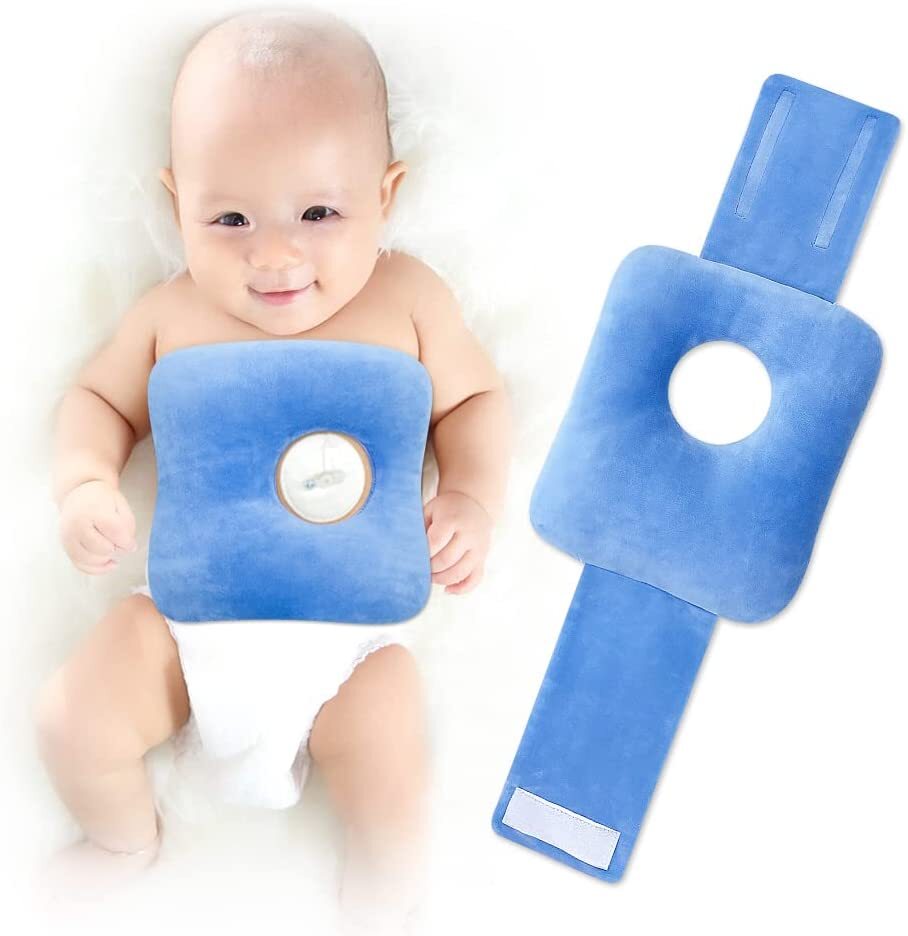 G Tube Tummy Time Pillow for Baby Feeding Tube Belt Pad Pillow with A Hole