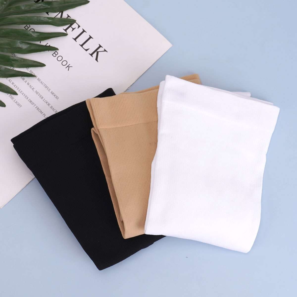 1-3Pair Unisex Plus Size Wide Calf Compression Socks 15-20mmHg Knee High Support