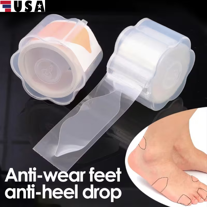 Gel Heel Protectors Sticky Blister Pads for Shoe Lining Foot Care Cushioning Pad