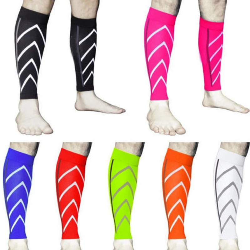 1Pair Calf Compression Sleeves Running Leg Compression Sleeve 20-30mmHg Compress