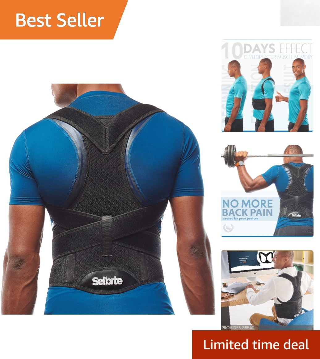 Breathable Posture Corrector – Adjustable Back Brace for Enhanced Comfort Medium