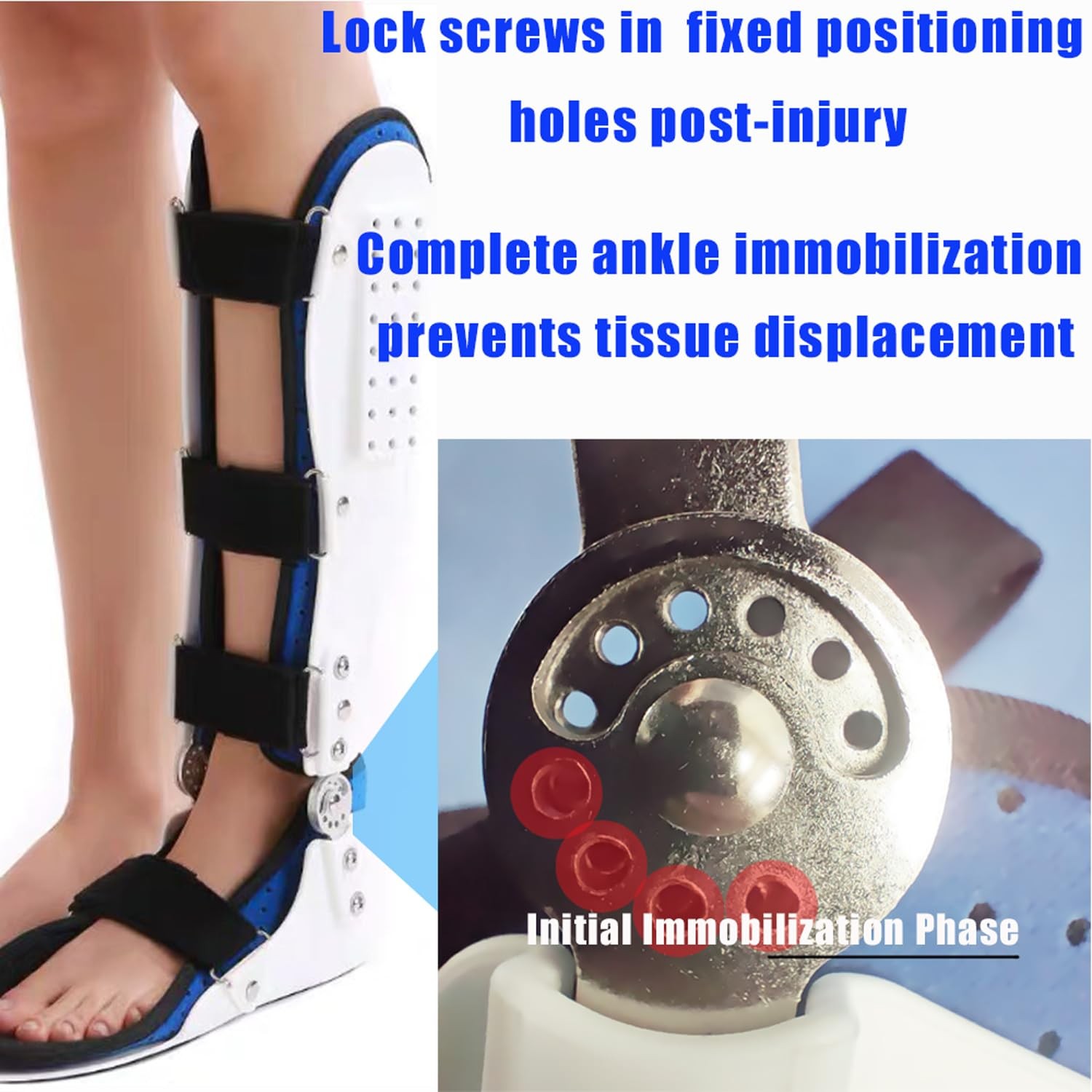 Walking Boot – Orthopedic Walker Cast for Broken Toe Injuries, Sprained Ankle…