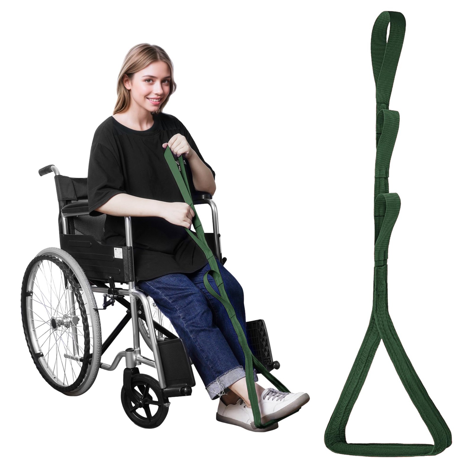 42 Inch Long Leg Lifter,Leg Lifter After Hip Replacement All Over with Aluminum