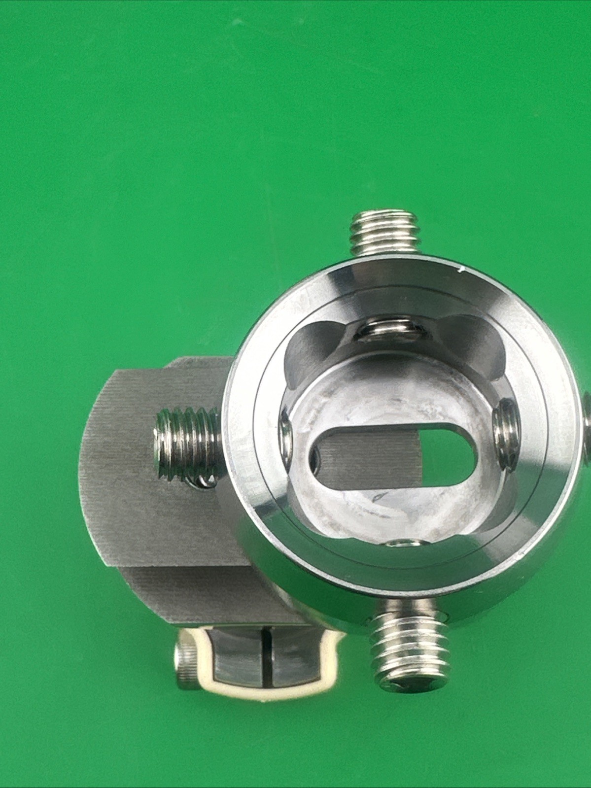 Prosthetic Leg Offset Female Receiver & Tube Clamp Adapter Part Component.