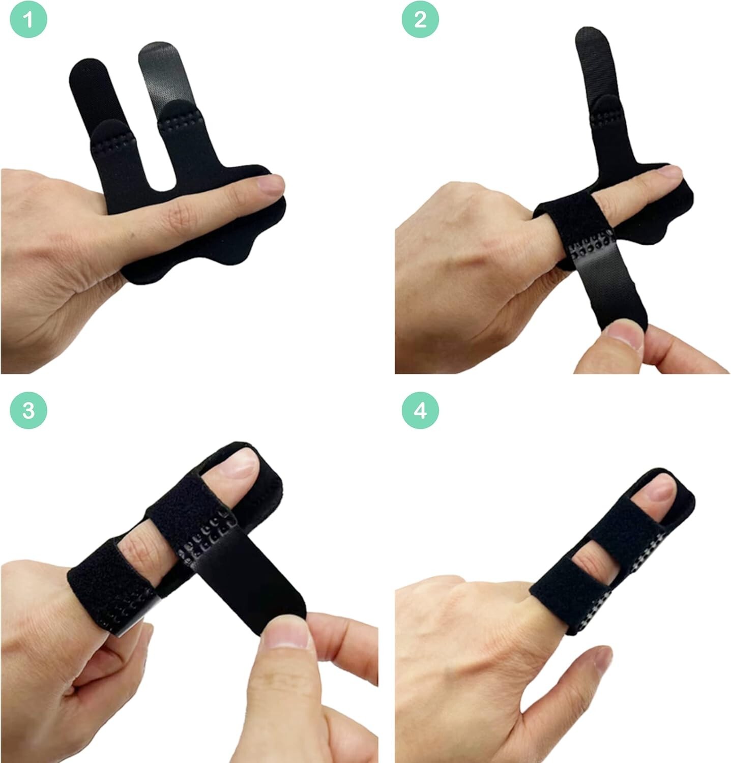 4/5 Pcs Trigger Finger Splint , Finger Brace for Straightening or Support