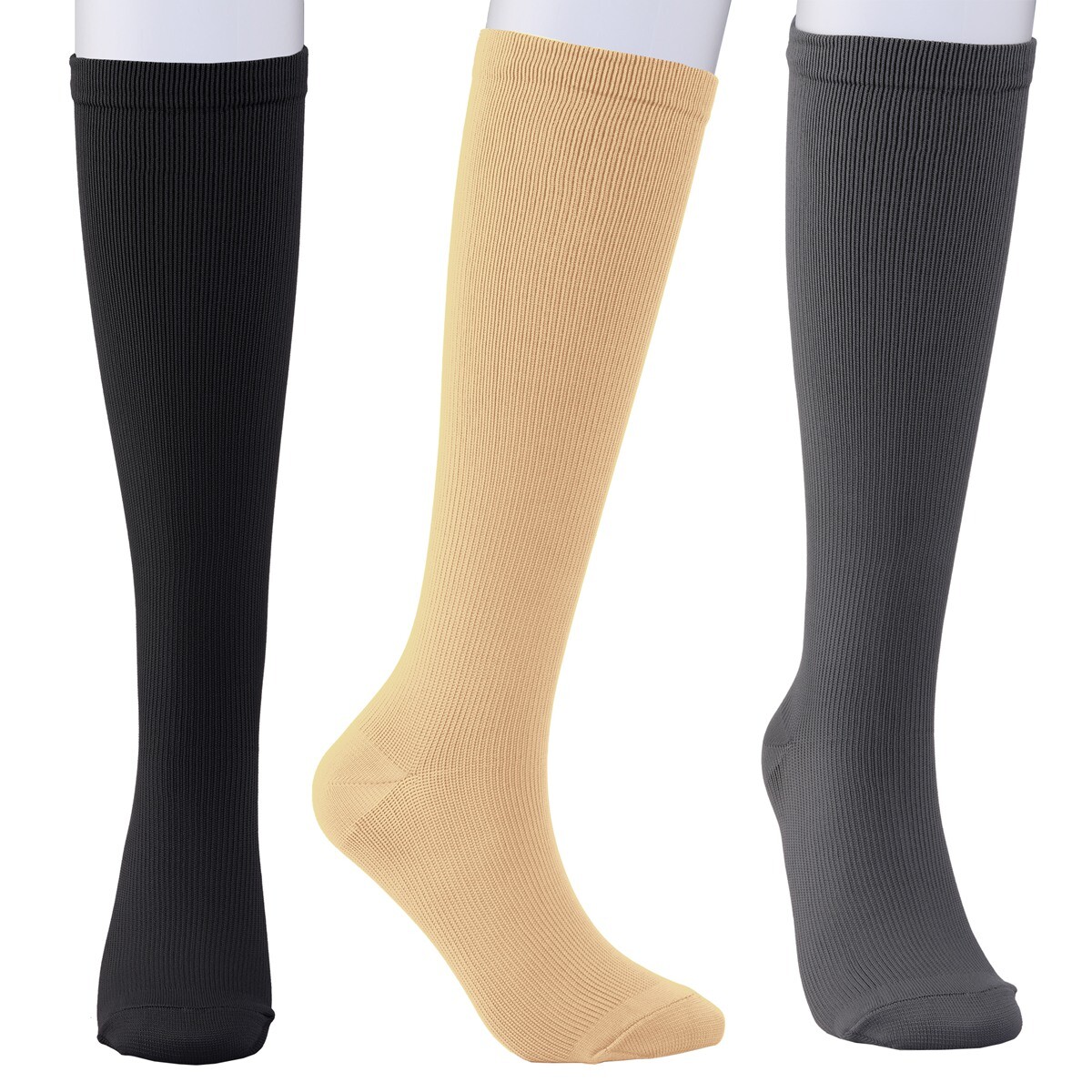 Mild-Compression Knee Highs Socks for Women or Men, Soothes Tired Aching Feet