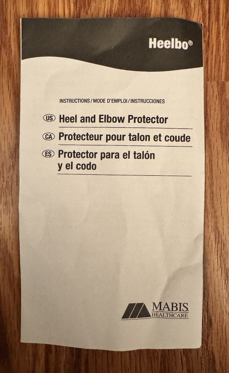 MABIS Heelbo Heel / Elbow Protector Sleeve PAIR (Set of 2) 12038 BLUE