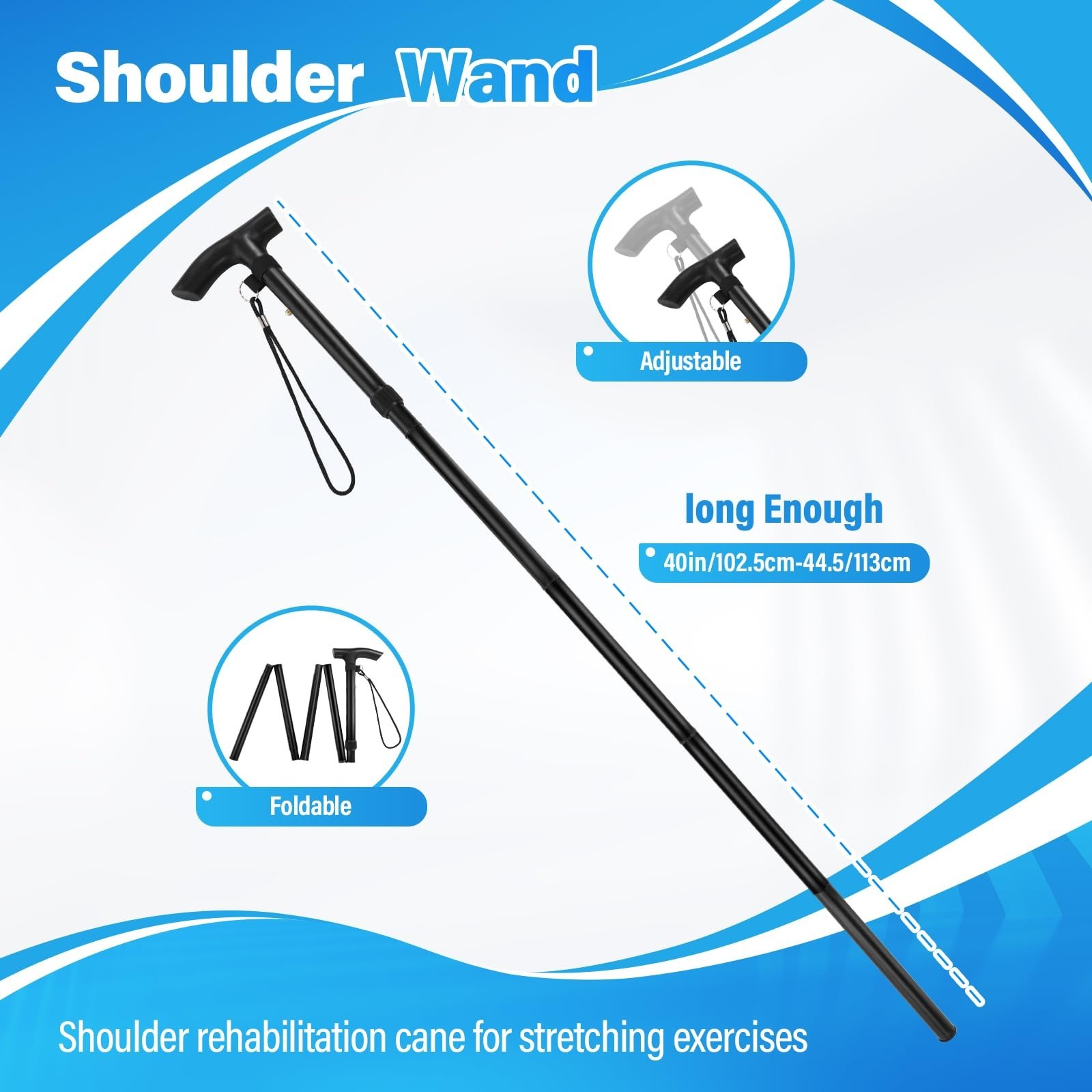 Shoulder Rehab Therapy Kit – Pulley, Wand & Resistance Band for Home Recovery