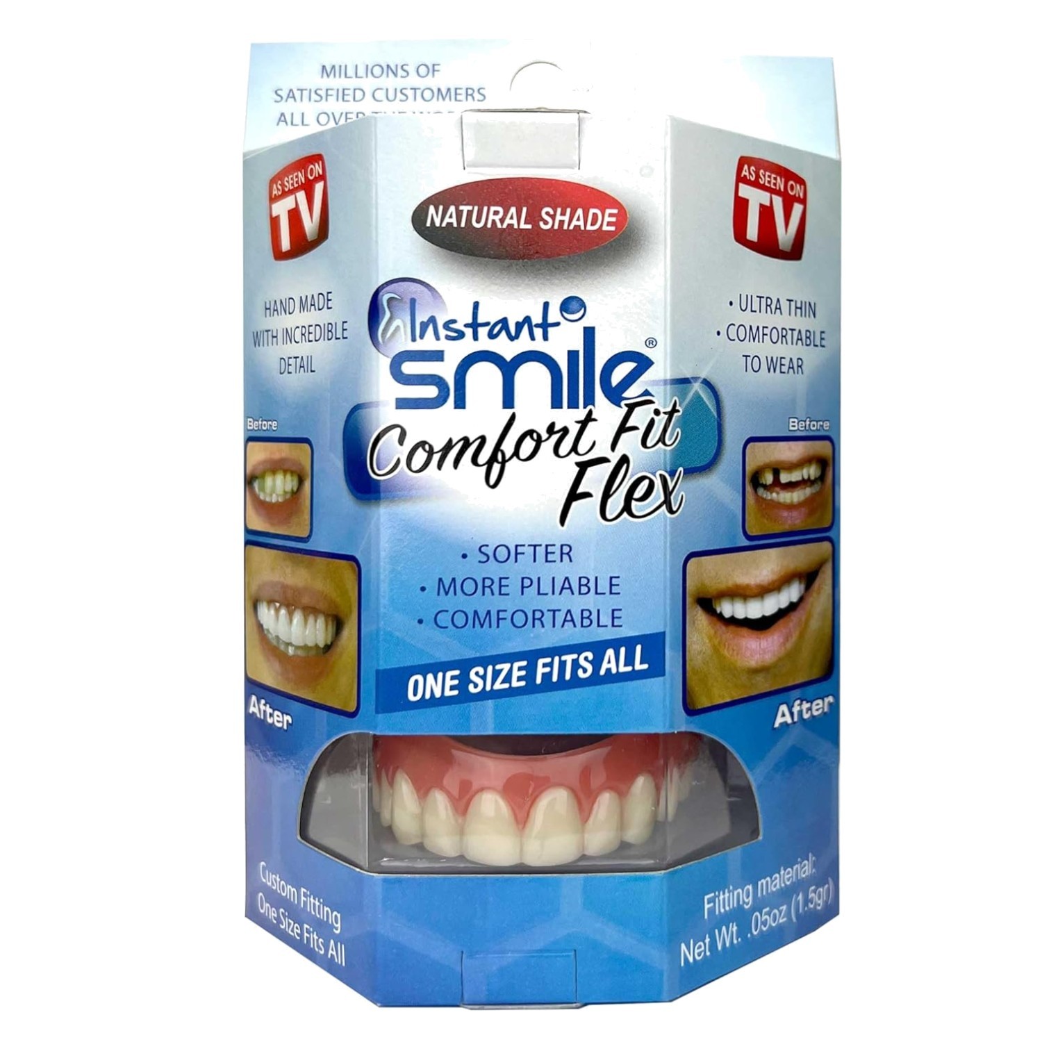 Natural Shade Comfort Fit Flex Veneers