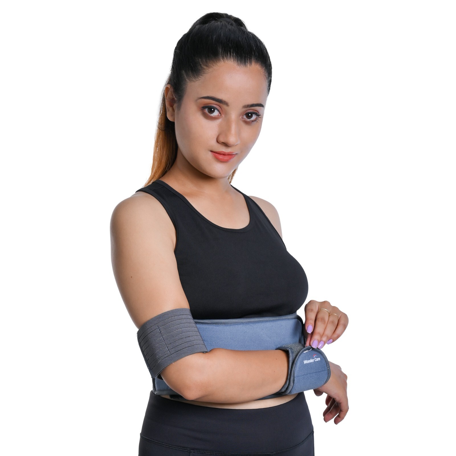 Adjustable Soft Arm Sling Shoulder Immobilizer – Support Brace for Unisex Belt