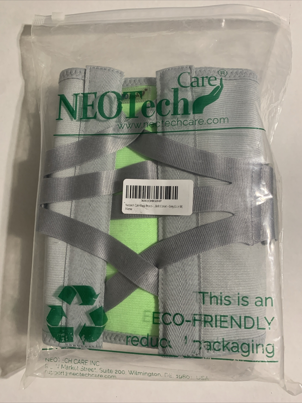 Neotech Care Back Brace Lumbar Support – M – Grey