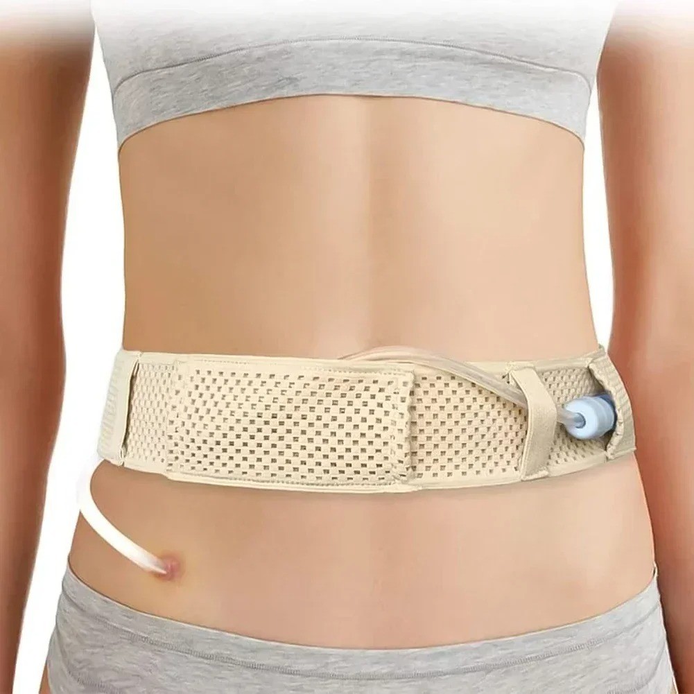 Peritoneal Dialysis Belt Mesh Breathable Catheter Care Adjustable Protection