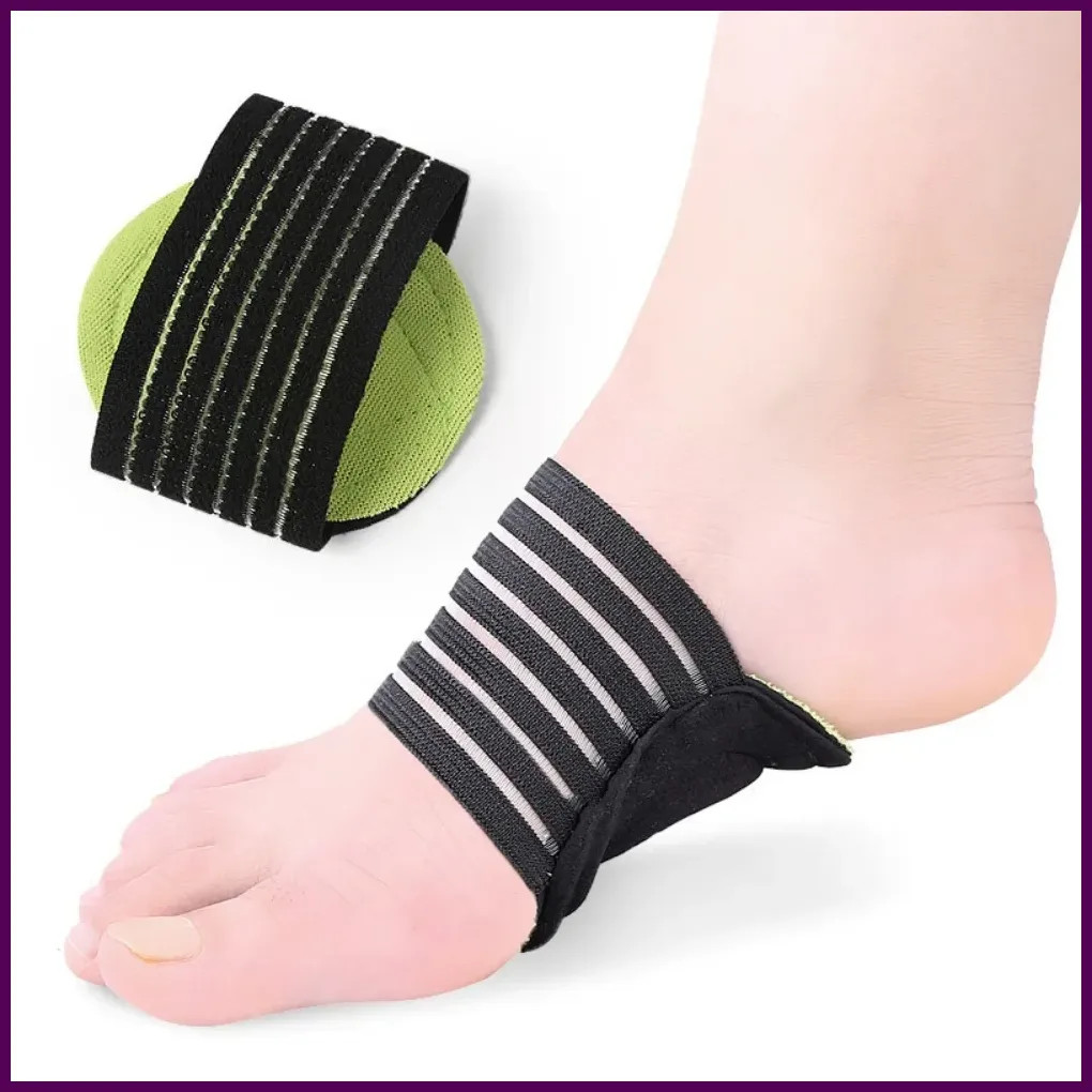 1Pair Foot Arch Support Plantar Fasciitis Heel Pain Aid Foot Run-up Pad Feet