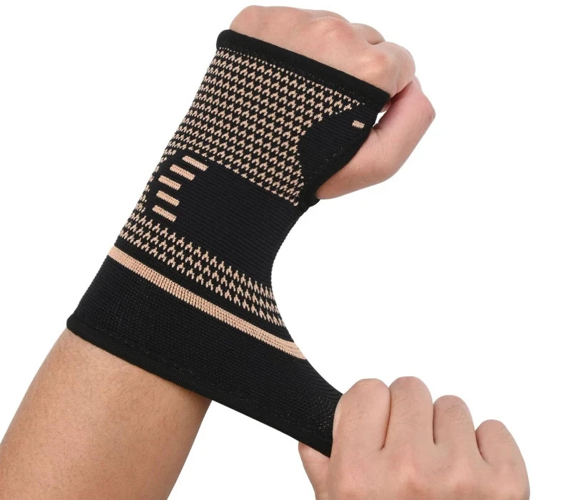 Compression Wrist Support Strap Brace Sleeve for Weightlifting Gym Sports Pain