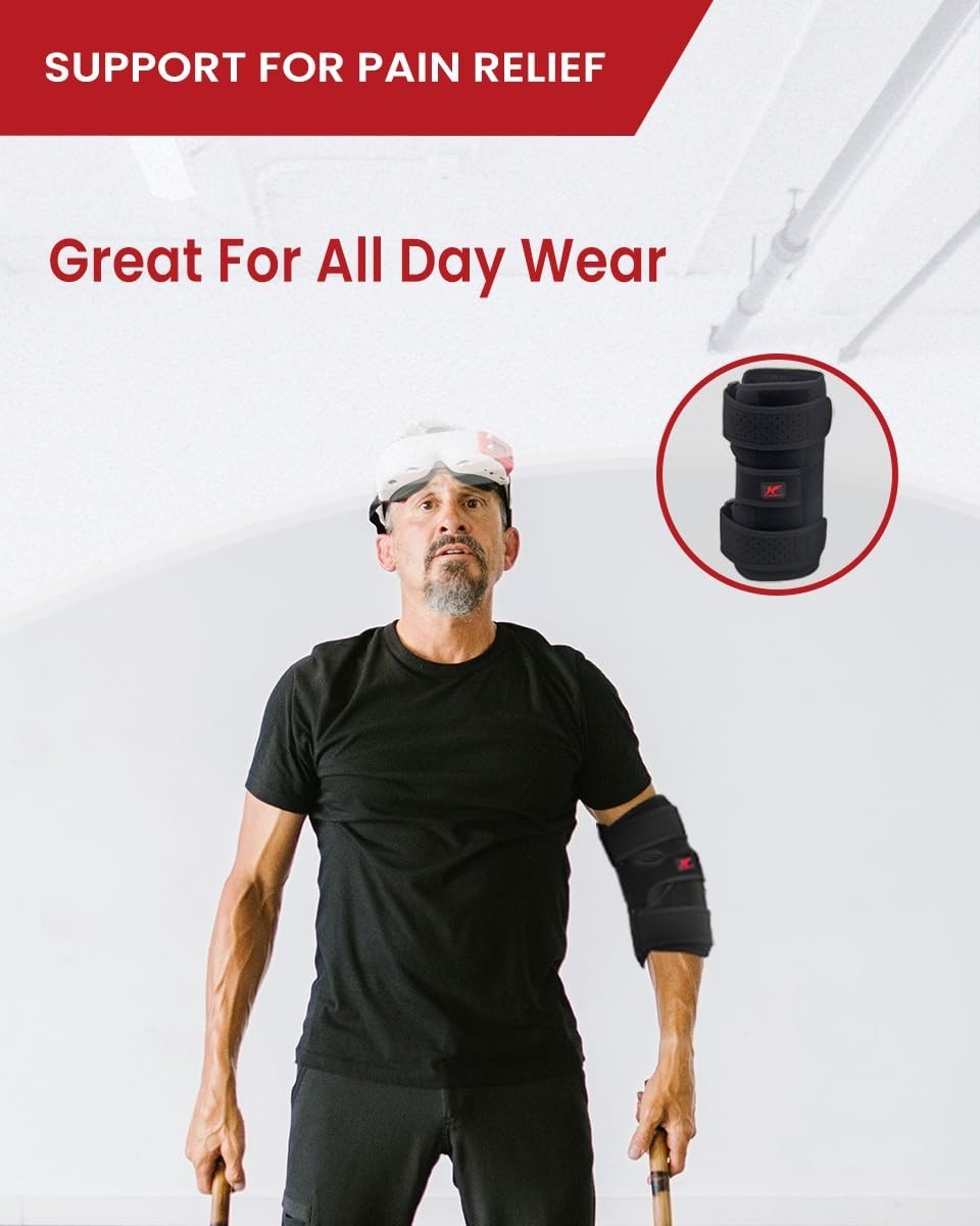 Comfortable Elbow Brace for Night Sleep, Cubital Tunnel Relief, Ulnar Nerve Supp