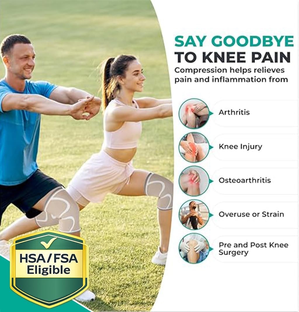 Breathable Knee Brace Set for Active Individuals, Lightweight & Ergonomic Design