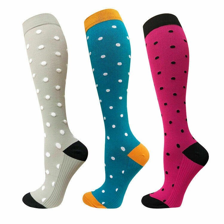 1Pair Mens Womens Sports Compression Calf Running Stockings Medical Support