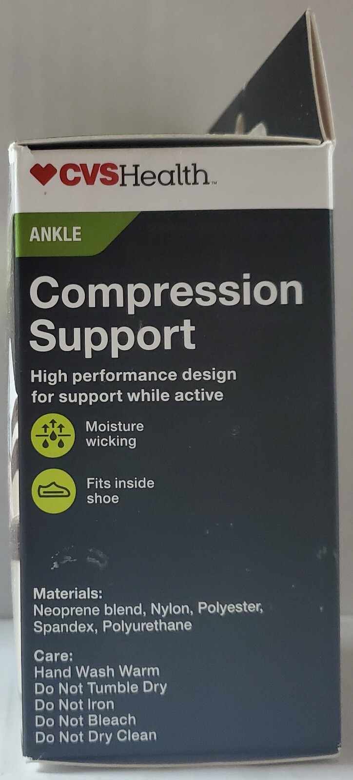 New! CVS Ankle Compression Support One Size Moderate Support