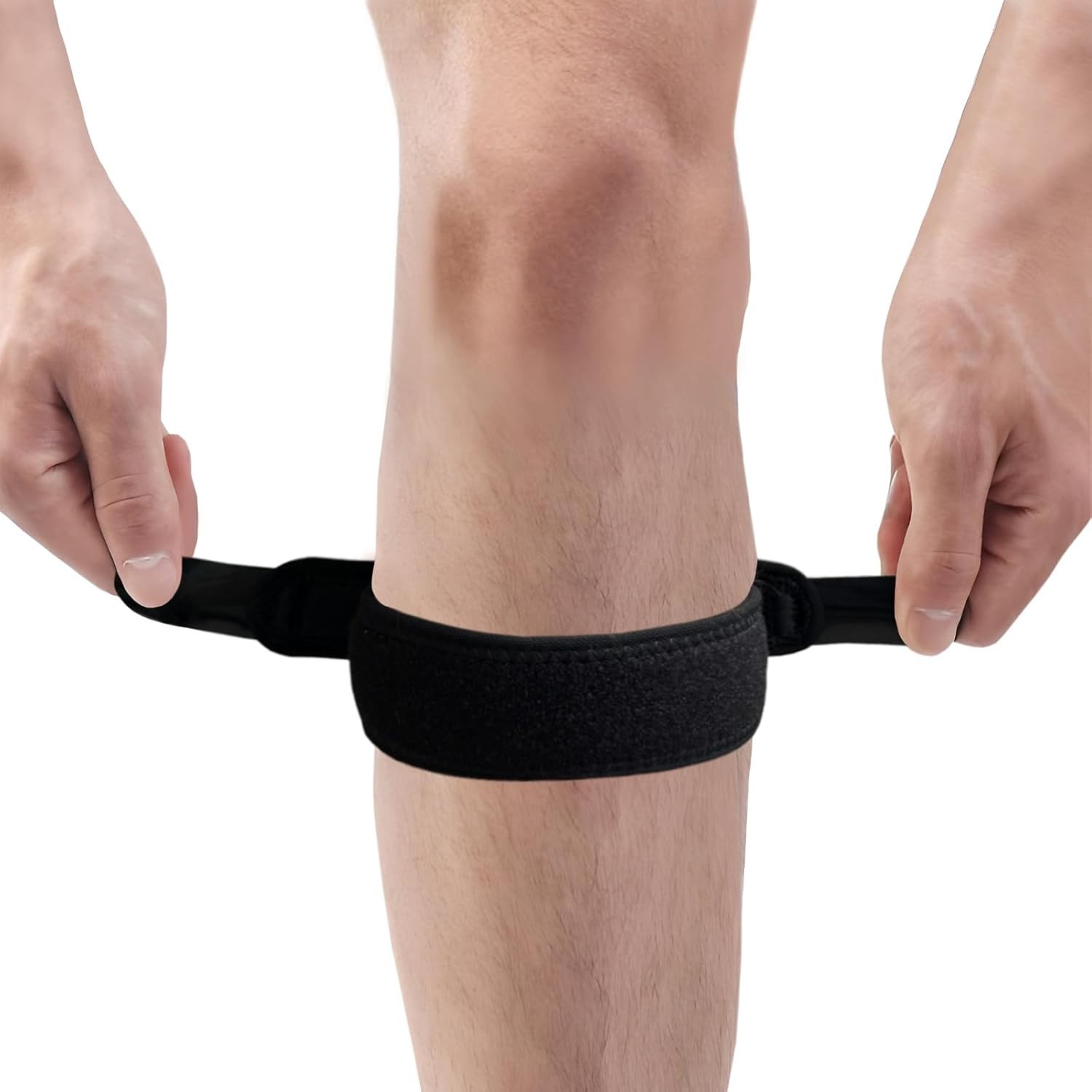 Elastic Lower Leg Compression Support Strap band, Calf Shin Splint Guard for Men