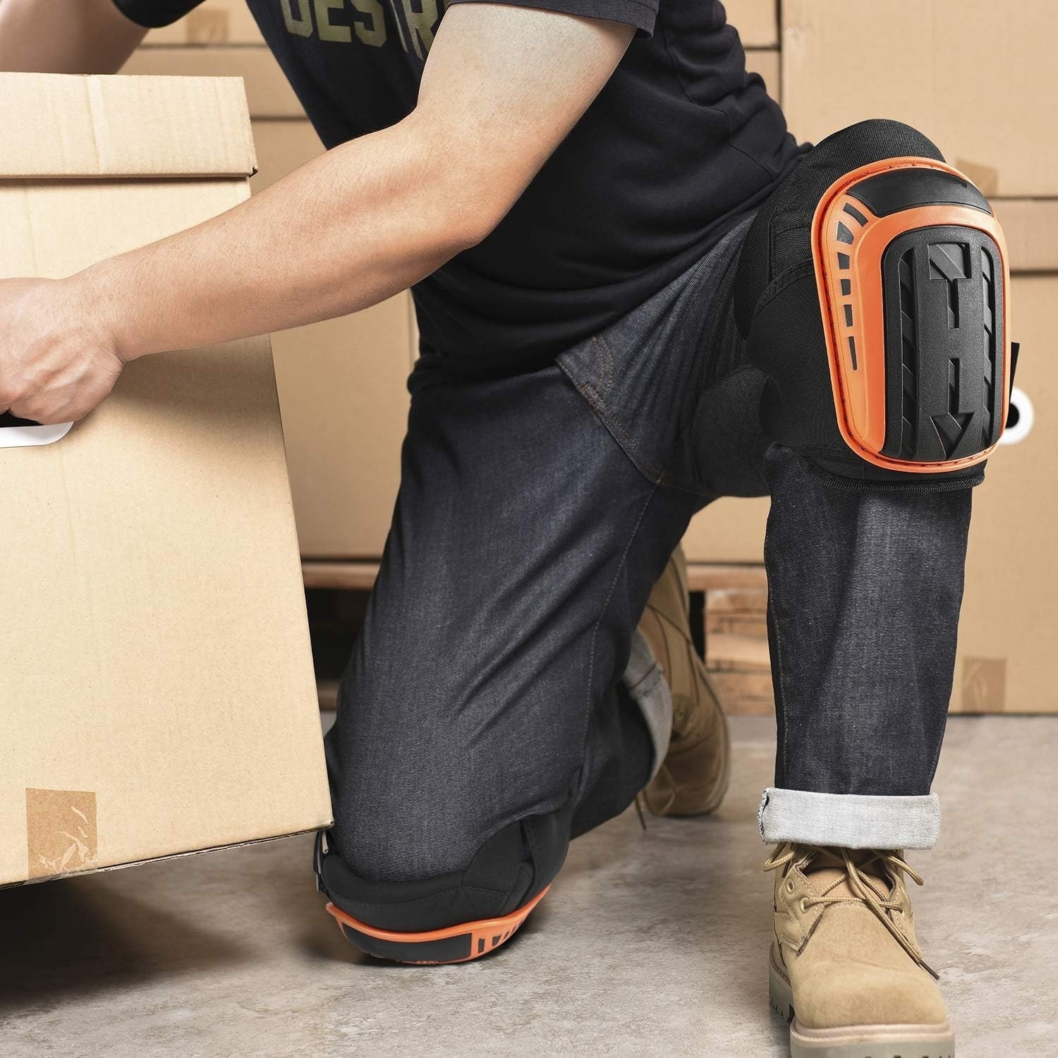Rodilleras Para Hombre Rodilleras De Construcción Para Trabajo Servicio Pesado.