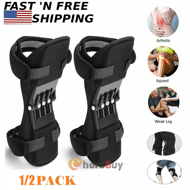 Non-slip Joint Support Knee Booster Lift Knee Pads Care Powerful Rebound Spring