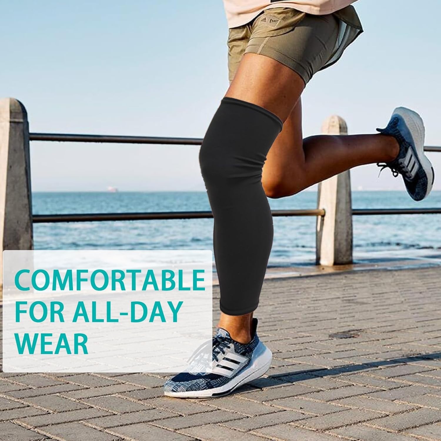 Moisture-Wicking Knee Undersleeve – Size L for Enhanced Protection and Comfort