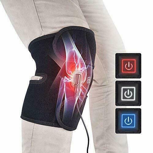 Dr A-Z Knee Brace Support Heating Pad Detachable USB Patella Cap Breathable KS10