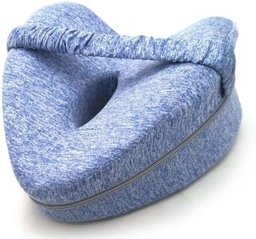 Memory Foam Knee Pillow for Side Sleepers, Adjustable Leg Support for Alignment