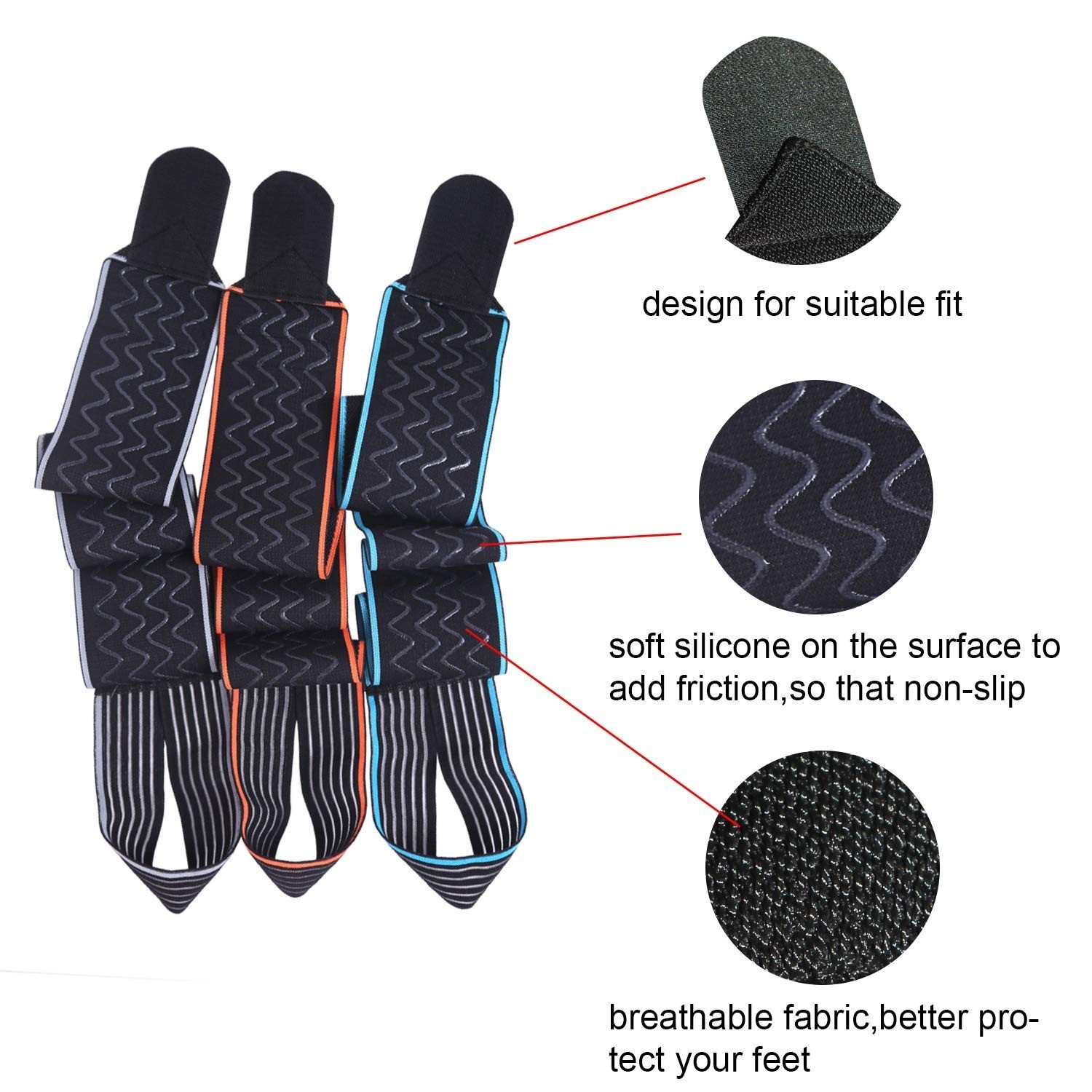 Candy Li Ankle Brace for Sprained Ankle, Adjustable Compression Support
