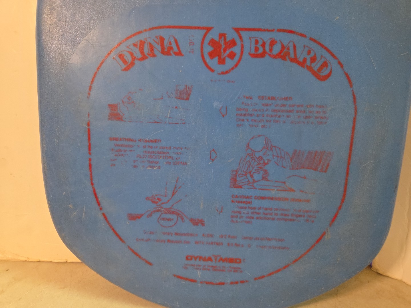 Dyna med CPR Board – Blue – USED 17×23