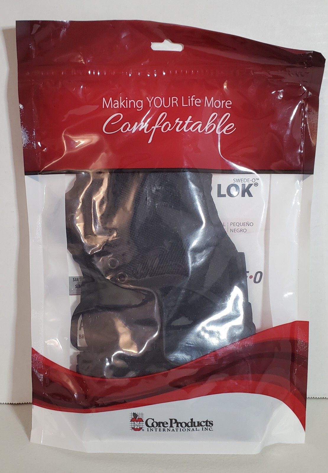 Core Products Ankle Lok Brace Black Small Lace-Up Men’s 6-7 Women’s 7-9 NEW
