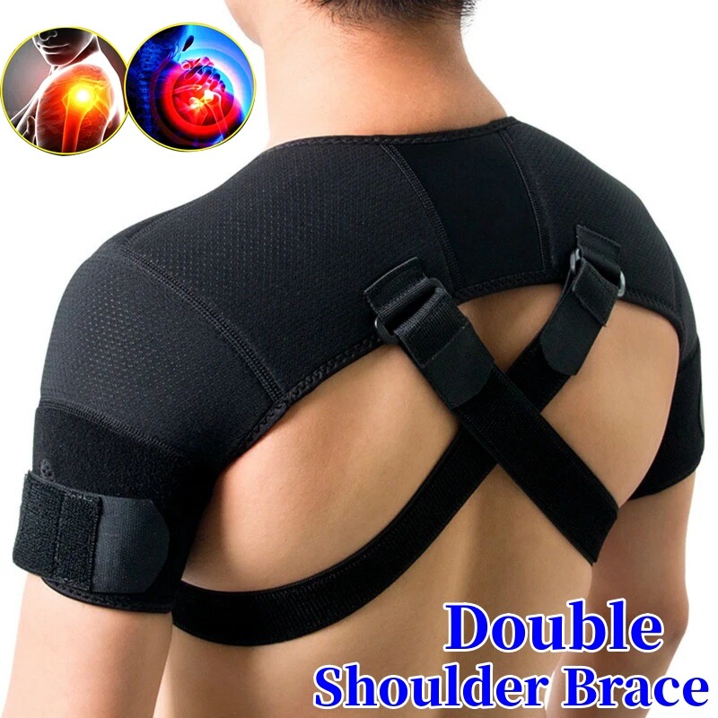 Shoulder Brace Support Torn Rotator Cuff AC Joint Compression Sleeve Pain Relief