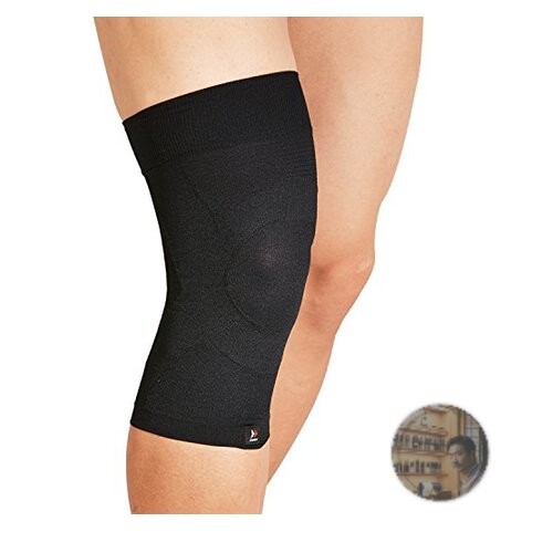 ZAMST Bodymate Knee Support Thin Ambidextrous M Size Nylon Sports Sleeve New