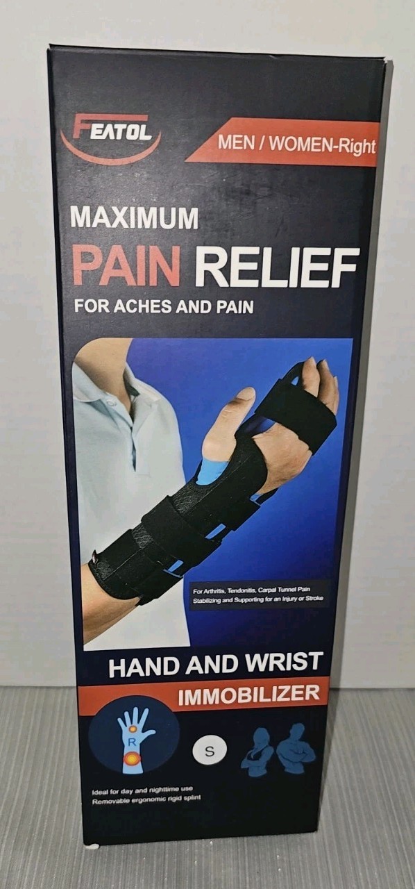 Wrist And Hand Brace with Immobilizer Right Hand Small