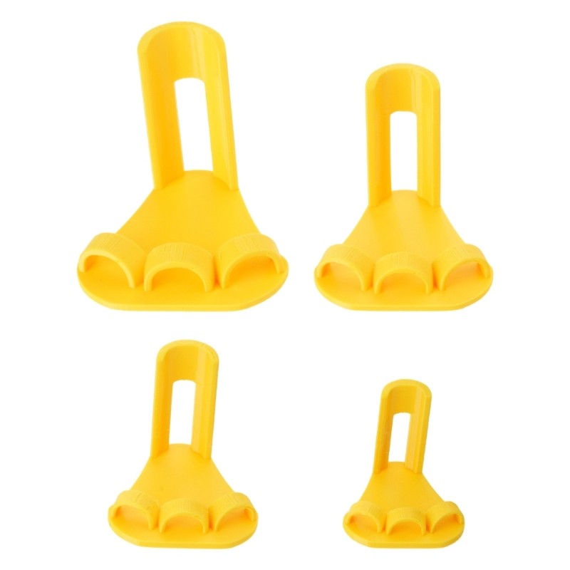 Pack of 4 Ventilated Chicken Leg Splints for Injury Amendment Modifiable Belts