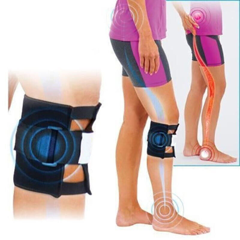 2pcs Pressure Point Knee Braces Leg Area Pain Relief Sciatica Support