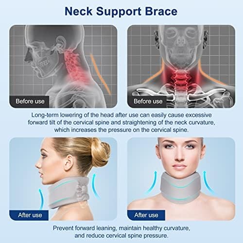 Neck Brace for Neck Pain and Support, Soft Neck Support Relieves Pain & Pressure