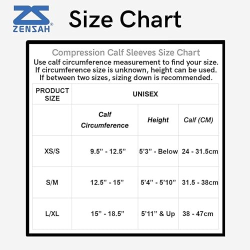 Running Leg Compression Sleeves – Shin Splint, Calf Large-X-Large White