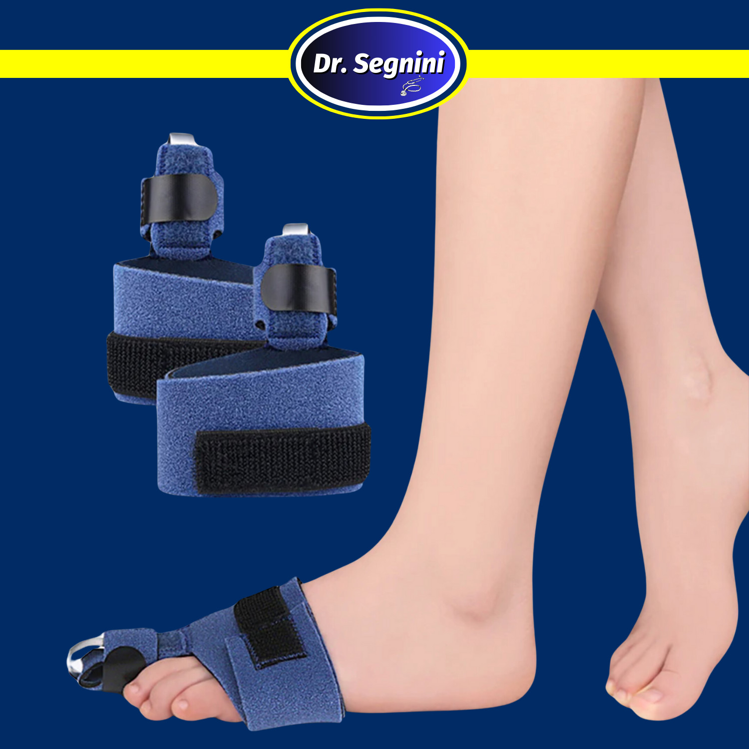 1 Pcs Toe Corrector Adjustable Splint Straightener Brace Support