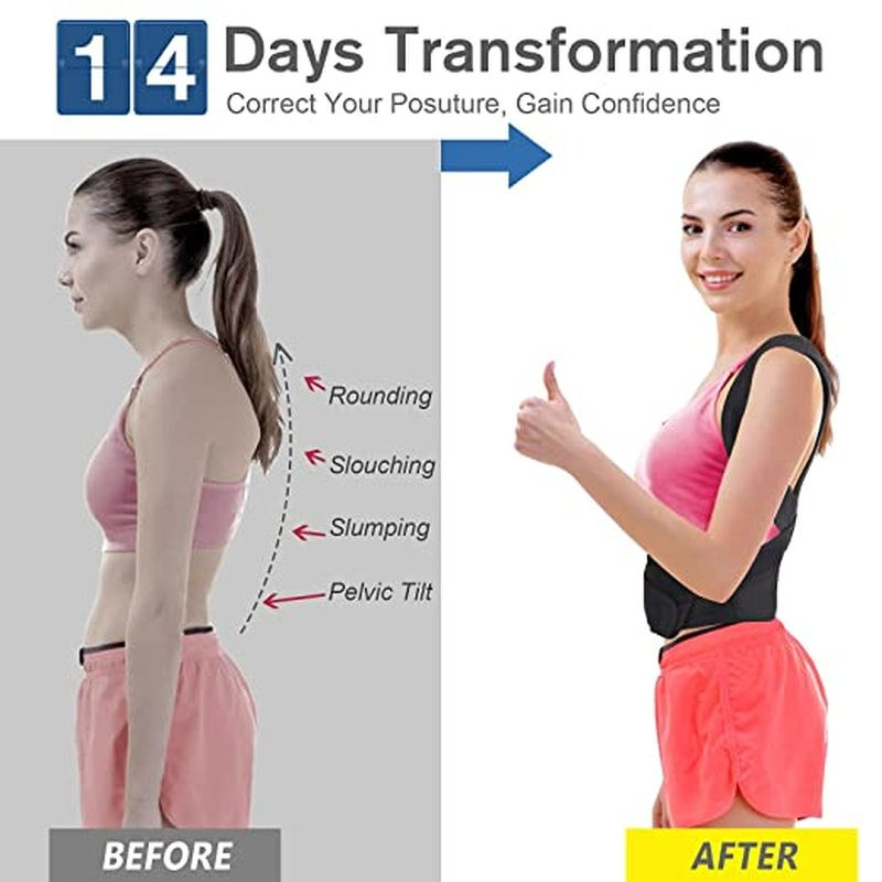 Hot Medical Scoliosis Posture Corrector Spine Back Support Shoulder Brace Belt