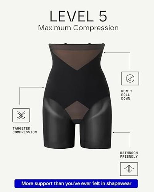 SuperPower Short – High Compression Shapewear for Women Large Runway